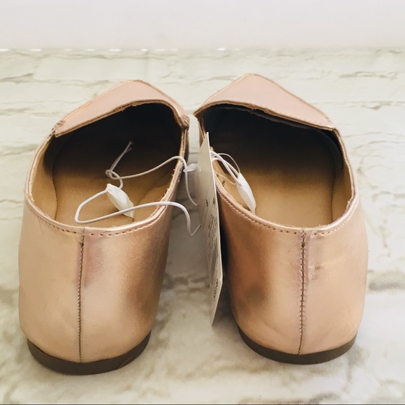 A New Day Micah Rose Gold Pointed Toe Loafer NWT - Picture 5 of 8